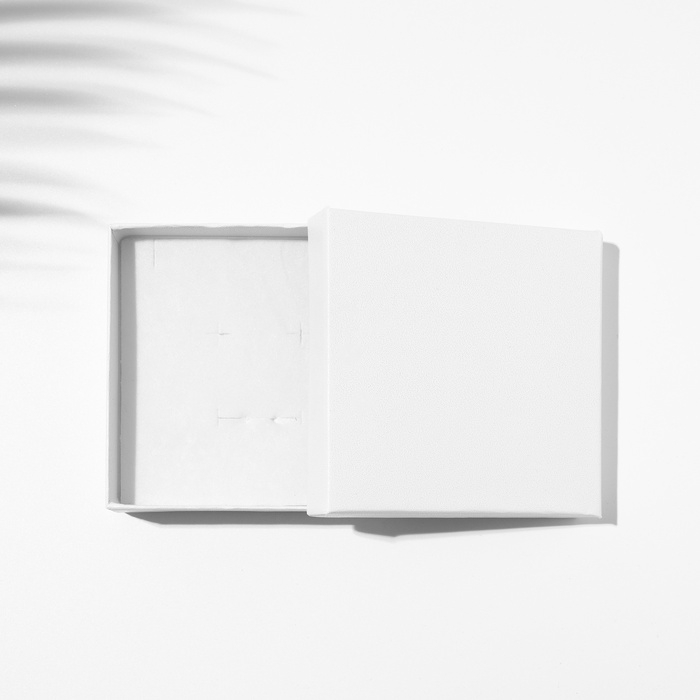 Коробочка подарочная под набор «Минимал, 9×9 см, цвет белый (размер полезной части 8,5×8,5 см) Коробочка подарочная под набор «Минимал, 9×9 см, цвет белый (размер полезной части 8,5×8,5 см)