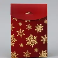 Коробка складная &laquo;Роскошный Новый год&raquo;, 15&times;7&times;22 см