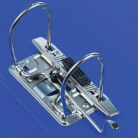 Папка-регистратор Комус Стандарт 75мм&nbsp;синяя, ПБП2, карм.кор., мет.уг