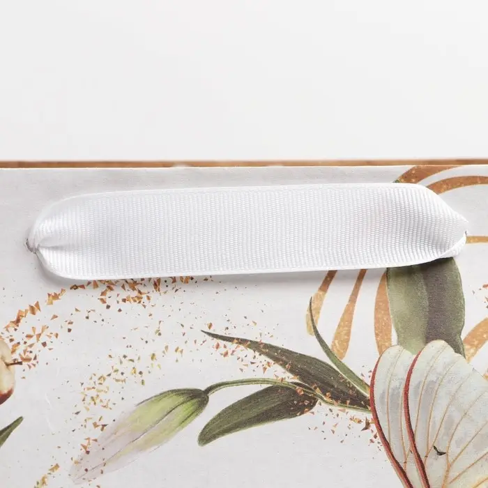 Пакет подарочный крафтовый вертикальный, упаковка, &laquo;Лилия&raquo;, ML 23 х 27 х 11.5 см