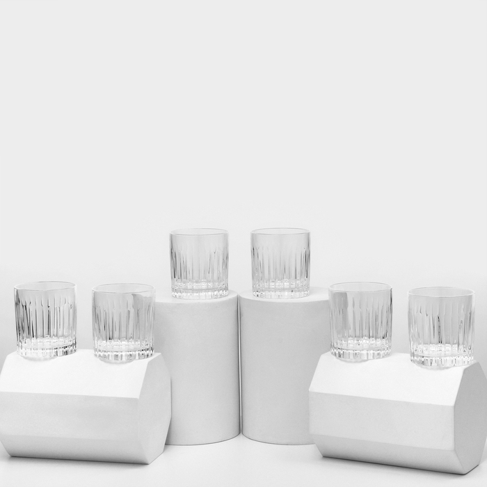 Набор стаканов для виски RCR Timeless, 360 мл, хрустальное стекло, 6 шт Набор стаканов для виски RCR Timeless, 360 мл, хрустальное стекло, 6 шт