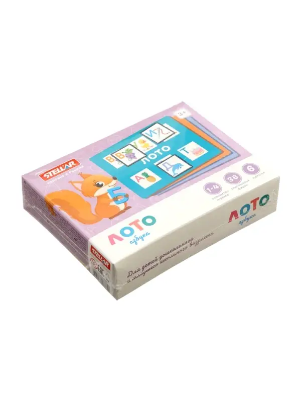 Лото STELLAR &laquo;Азбука&raquo;, МИКС