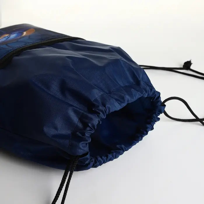 Мешок для обуви на шнурке, цвет синий Мешок для обуви на шнурке, цвет синий