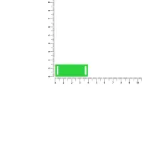 Лейбл из ПВХ Kova, зеленый неон