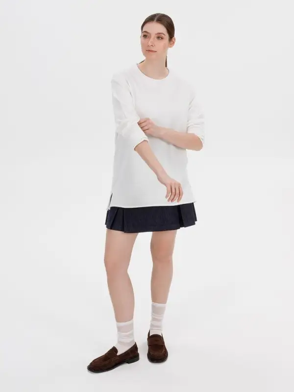 Лонгслив унисекс Siluetti Fuori, молочно-белый, размер L/XL