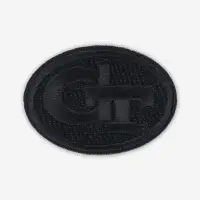 Термоаппликация CLT, 4.6&times;3.3 см, 10 шт., чёрная