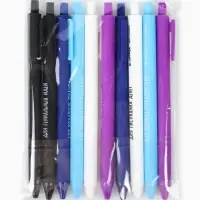 Ручка прикол шариковая синяя паста автоматическая 0.7 мм МИКС надписей &laquo;Приколы&raquo;, пластик