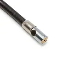 Замок навесной велосипедный ТУНДРА, 14&times;650 мм, 2 ключа, черный