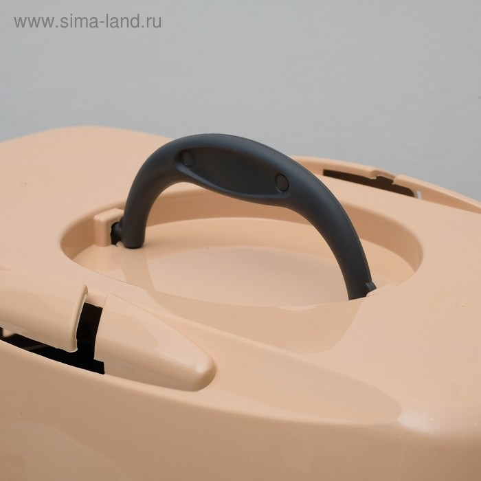 Переноска для животных до 9 кг  Переноска для животных до 9 кг "Пижон", металлическая дверь, 43 х 29 х 27,5 см, бежево-серая