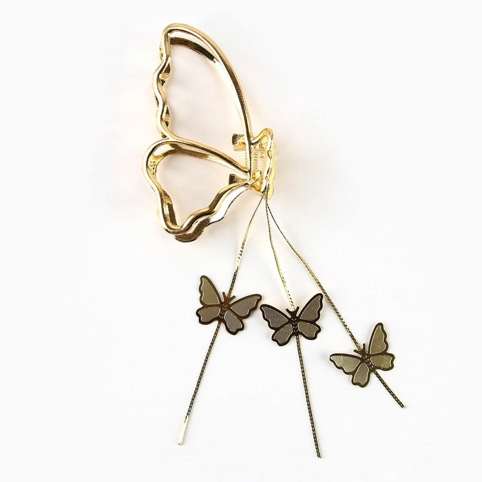 Краб для волос с цепочкой «Нежная как цветок», 12 х 6 х 3 см Краб для волос с цепочкой «Нежная как цветок», 12 х 6 х 3 см