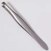 Пинцет скошенный, узкий, 8.5 см