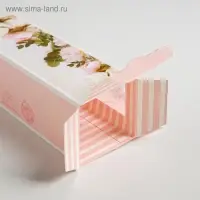 Коробка для макарун кондитерская, упаковка «Have a nice day», 18 х 5.5 х 5.5 см