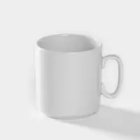 Кружка Добрушский завод &laquo;Джойс&raquo;, 300 мл, фарфор, белая