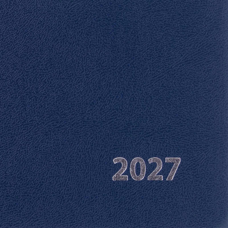 Ежедневник датированный 2027 Выбор есть, А5, 160л, бумвинил, синий