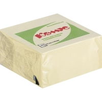 Стикеры КОМУС с клеев.краем Куб 76х76 желтый 400л