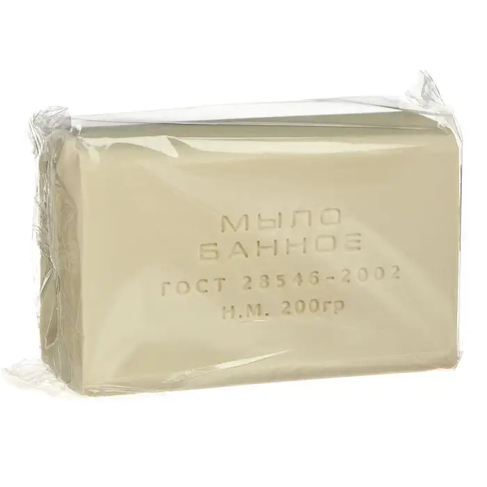 Мыло туалетное Мыло туалетное "Банное" Ординарное в прозрачной обертке, 200 г