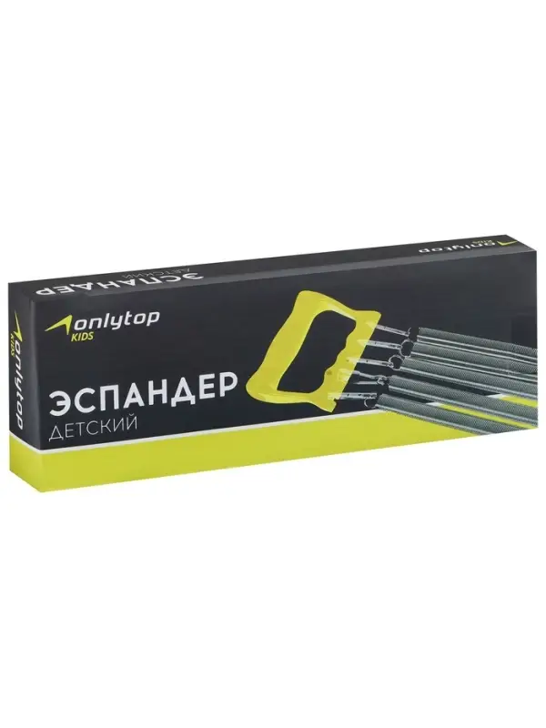 Эспандер грудной ONLYTOP, 41×9×2 см, 10 кг, детский, МИКС Эспандер грудной ONLYTOP, 41×9×2 см, 10 кг, детский, МИКС