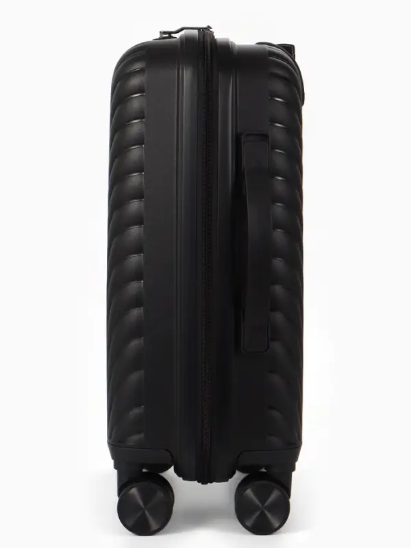 Чемодан на съёмных колёсах, 18", кодовый замок, 33&times;16&times;49 см, чёрный