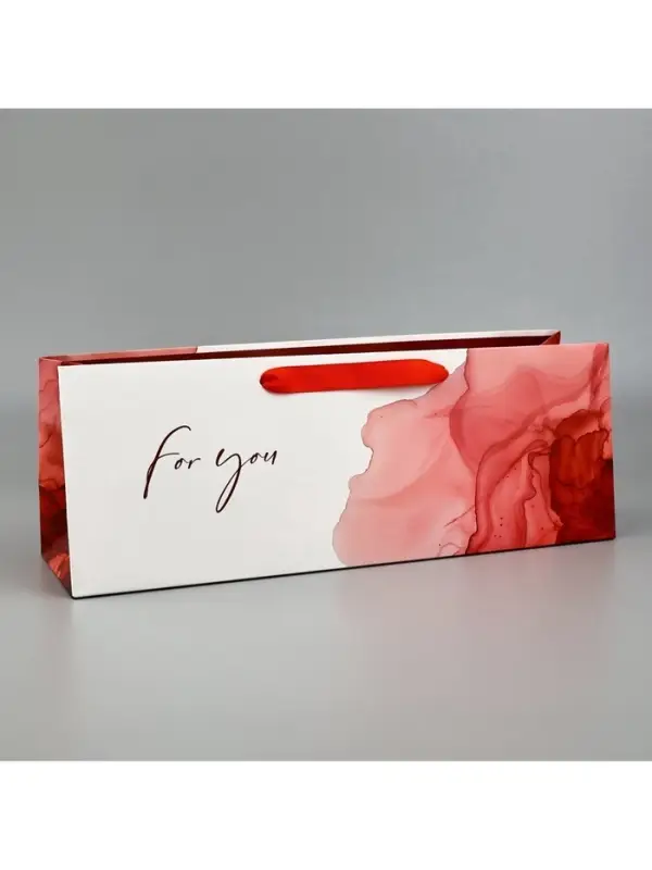 Пакет под бутылку For you, 36&times;10&times;13 см