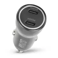 USB автомобильное зарядное устройство AVS 2 порта UC-740 (PD Type C 40W)