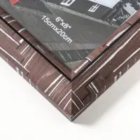 Фоторамка пластик 15х20 см "Моррис" тёмно-коричневый 23х18х2 см