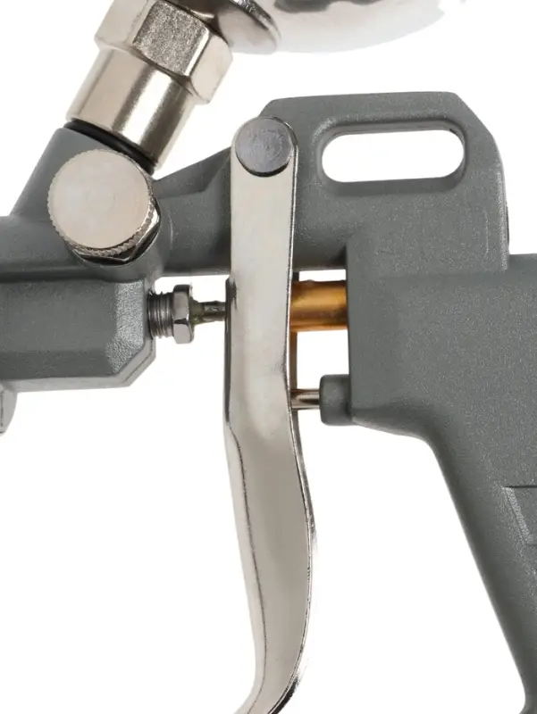 Краскораспылитель пневматический ТУНДРА, до 4 бар, сопло 1.5 мм, верхний бачок 0.6 л