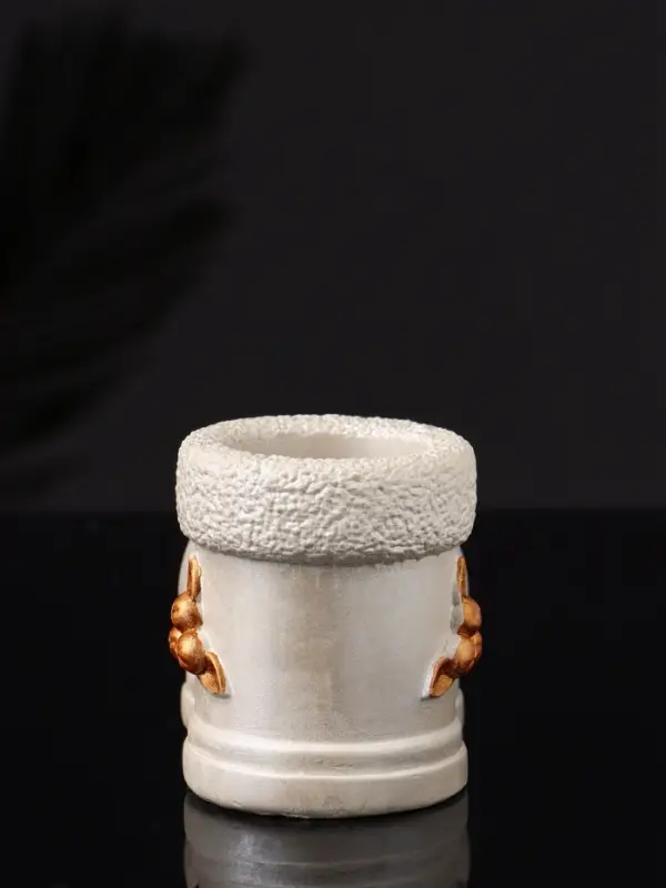 Подсвечник "Валенок" 10х7х6 см, перламутр