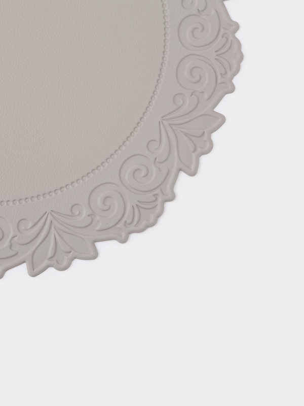 Набор салфеток сервировочных на стол Доляна, 2 шт, 38×38 см, серый Набор салфеток сервировочных на стол Доляна, 2 шт, 38×38 см, серый