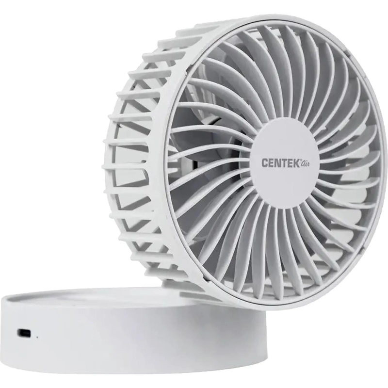 Вентилятор Centek CT-5044,настольный,Аккумулятор 1800мАч/ 4Вт/ 3скор