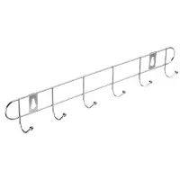 Вешалка настенная тм VETTA, 6 крючков, металл, 32,5х5х3,5см