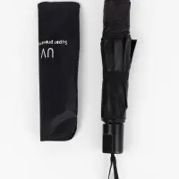 Зонт механический &laquo;Однотонный&raquo;, 4 сложения, 8 спиц, R=47/55 см, d=94 см, чёрный