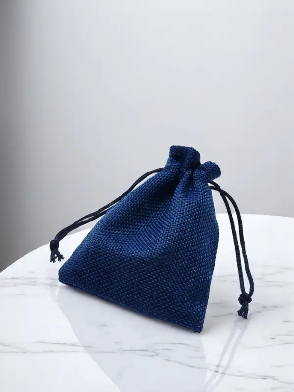 Мешочек подарочный «Льняной» 9×12, синий Мешочек подарочный «Льняной» 9×12, синий