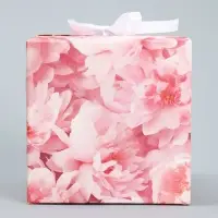 Коробка складная «Расцветай с каждым днем », 12 × 12 × 12 см Коробка складная «Расцветай с каждым днем », 12 × 12 × 12 см