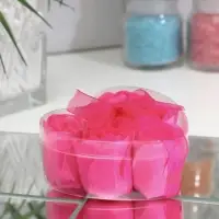 Мыльные розочки, фуксия, набор 6 шт., в коробке