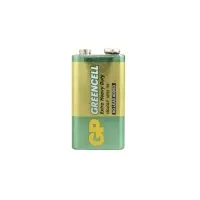 Батарейка солевая GP Greencell Extra Heavy Duty, 6F22-1BL, 9 В, крона, блистер, 1 шт.