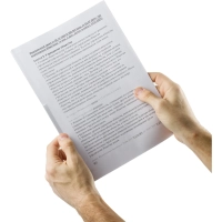 Скрепкошина для быстрого переплета Attache, белые, до 50л., 10шт/уп