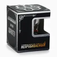 Стакан гранёный непробиваемый с пулей &laquo;Характер&raquo;, 250 мл