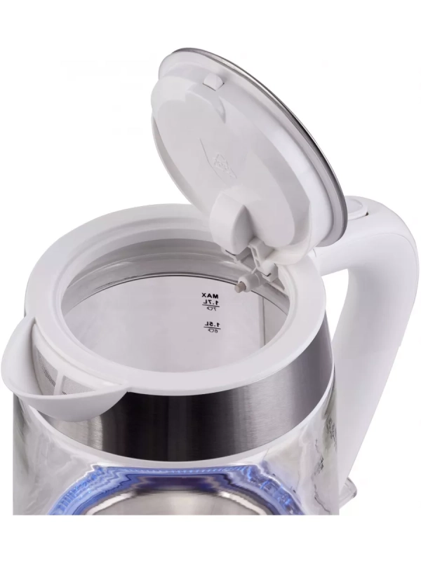 Чайник HYK-G3606 1,7л 2200Вт белый (стекло) Чайник HYK-G3606 1,7л 2200Вт белый (стекло)