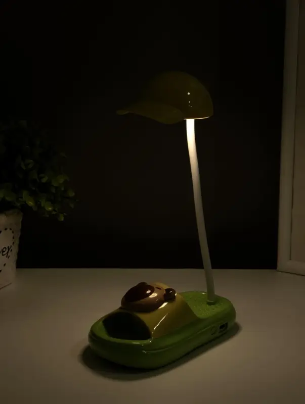 Ночник "Сланец с кепкой" 8хLED 3Вт 5V USB АКБ 3 режима 13,5х7х21 см