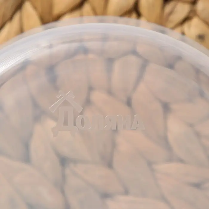 Контейнер круглый Доляна, пищевой, 500 мл, прозрачный, крышка зелёная Контейнер круглый Доляна, пищевой, 500 мл, прозрачный, крышка зелёная