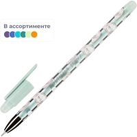 Ручка гелевая со стираем.черн. M&G So Many Cats,дш.0,5 мм,син,асс AKP65872