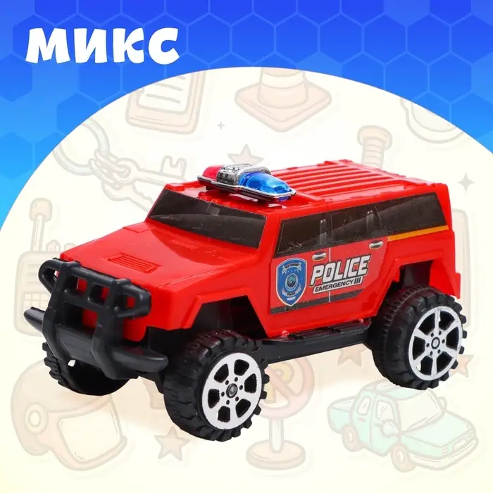 Машина инерционная «Полиция», МИКС Машина инерционная «Полиция», МИКС