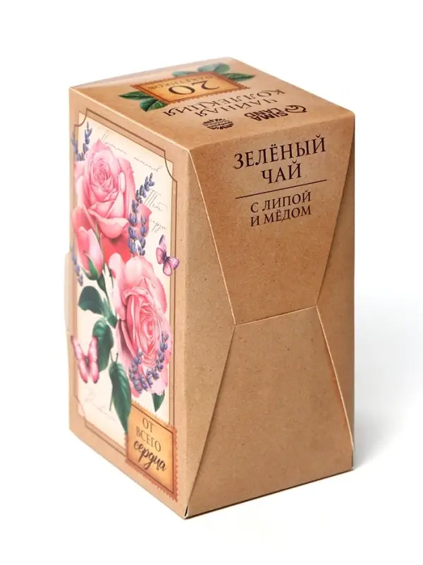 Чай подарочный &laquo;С днём весны 8 Марта&raquo;, 20 пакетиков