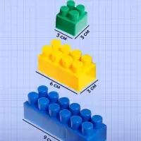 Конструктор средний, 72 элемента, МИКС