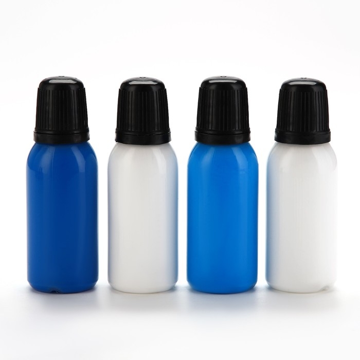 Рисование акрилом на пластиковой фигурке «Мишка», голубой, набор для творчества Флюид-арт Рисование акрилом на пластиковой фигурке «Мишка», голубой, набор для творчества Флюид-арт