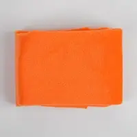 Ткань для рукоделия, плюш, оранжевая, лоскут 53&times;50 см