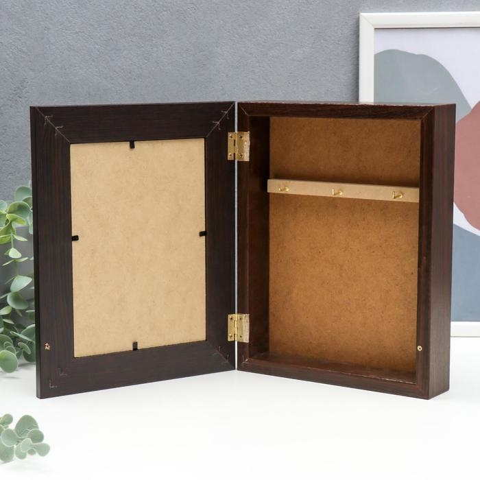 Ключница Ключница "Букет сирени" венге 19х24 см