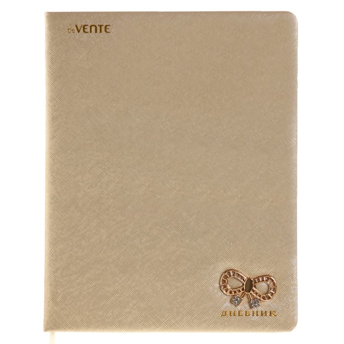 Дневник универсальный для 1-11 класса Bow, твёрдая обложка, искусственная кожа, тиснение фольгой, ляссе, 80 г/м2