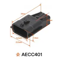 Разъём 4 pin без проводов для датчика кислорода Лада Vesta, X-Ray, Renault Kaptur, Sandero