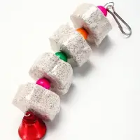 Точильные камни для птиц, с бусинами, 65 г